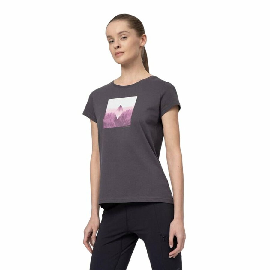 Kort�rmet T-shirt til Kvinder 4F  Regular Organic #1