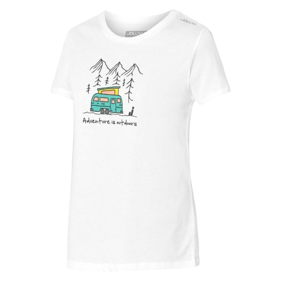 Kortrmet T-shirt til Kvinder Joluvi Adventure #1