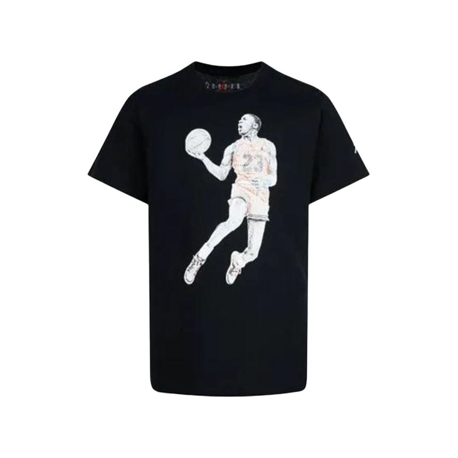 Brne Kortrmet T-shirt Jordan Air Sort #1