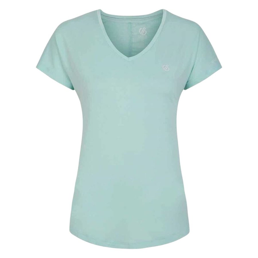 Kortrmet T-shirt til Kvinder Dare 2b Vigilant Himmelbl #1