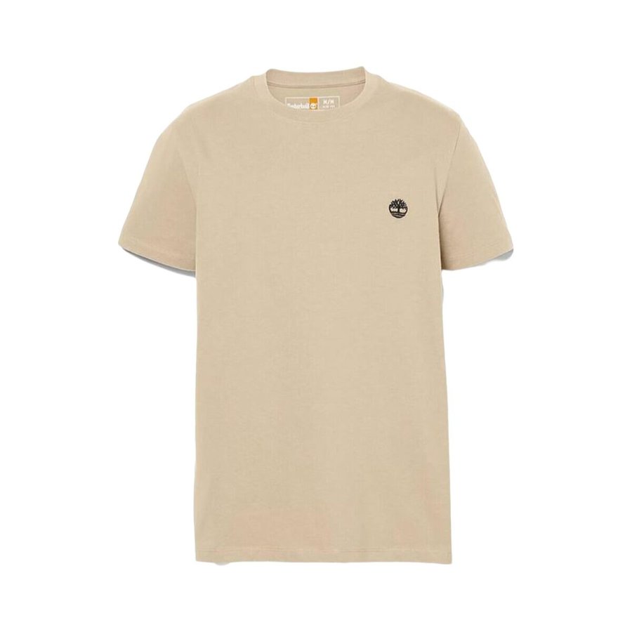 Kort�rmet T-shirt til M�nd Timberland Beige #1