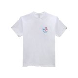 Kortrmet T-shirt til Mnd Vans Classic Mini Dual Palm Hvid #1