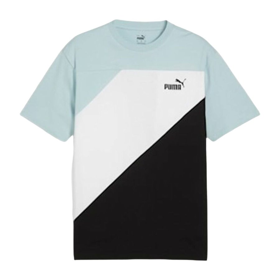 Kortrmet T-shirt til Mnd Puma POWER Colorbloc M #1