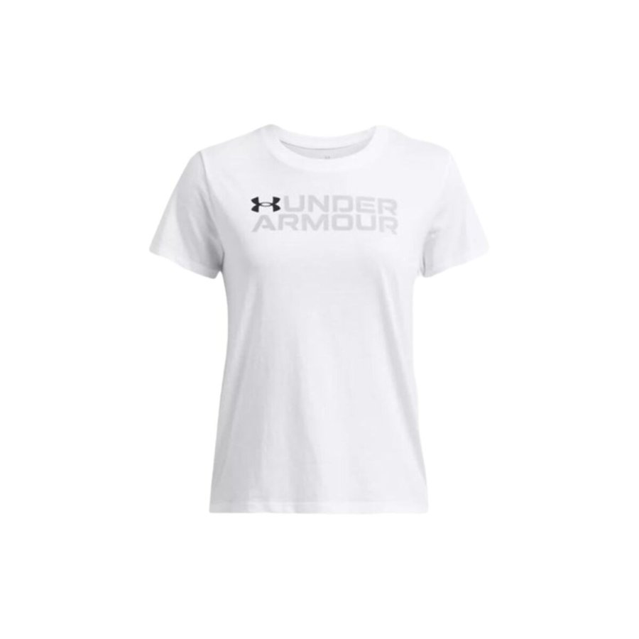 Kortrmet T-shirt til Kvinder Under Armour Bl Pack SS Hvid #1