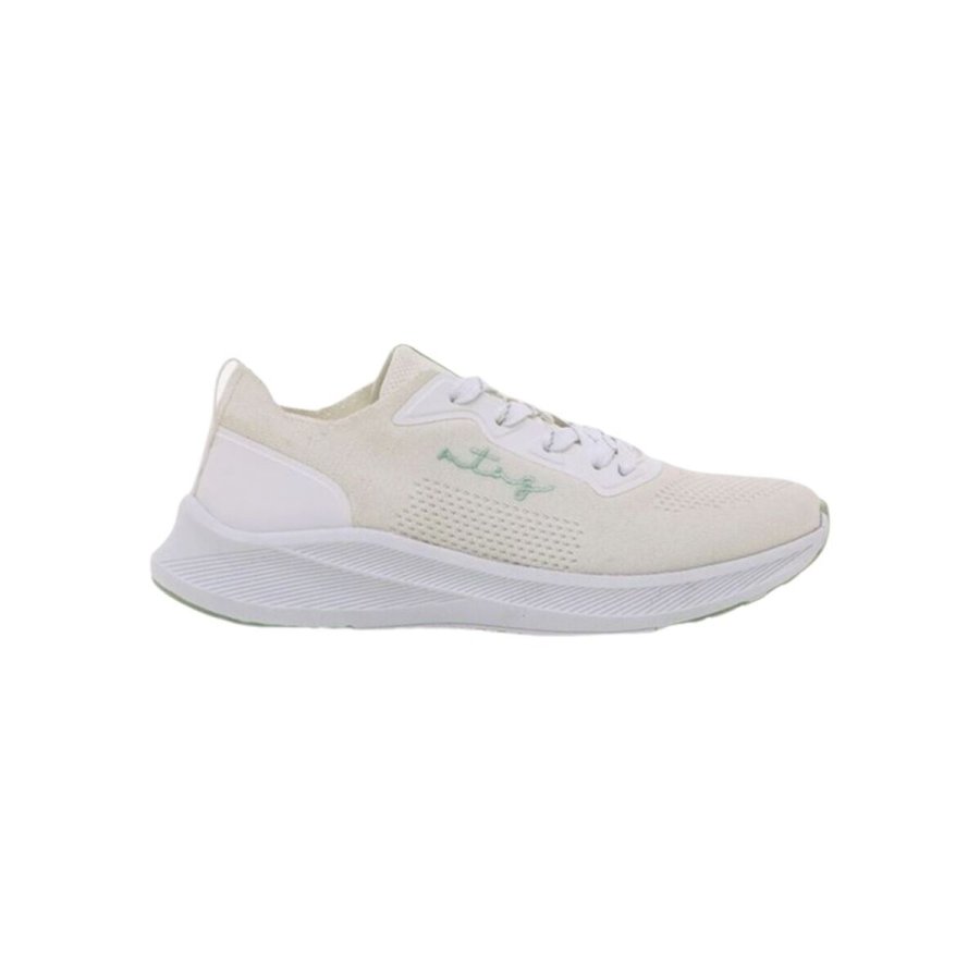 Kvinde Casual Sneakers Mustang Somo Hvid Beige #2