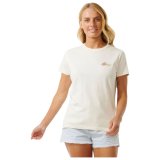 Kortrmet T-shirt til Kvinder Rip Curl Wild Bloom Hvid #1