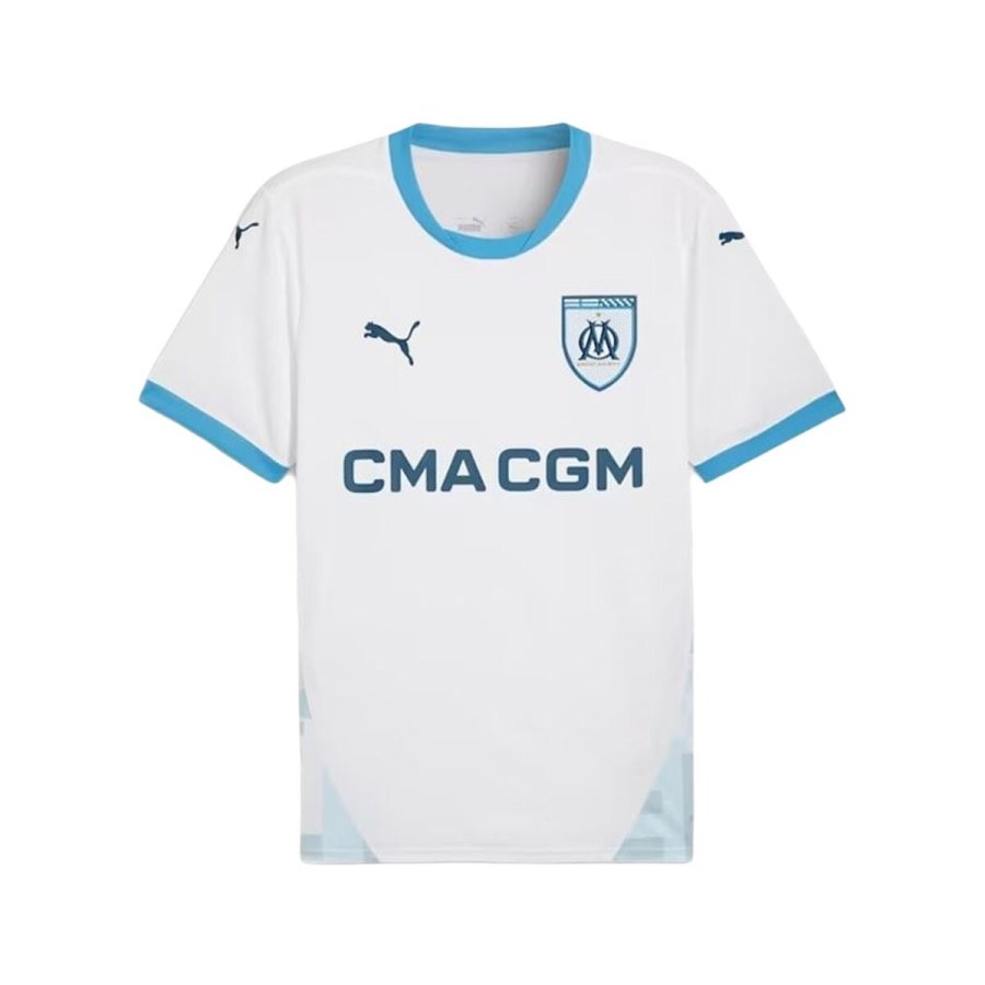 Kortrmet fodboldtrje til mnd Puma Olympique de Marseille Home 24/25 #1
