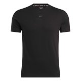 Kortrmet T-shirt til Mnd Reebok Reebok Athlete Tee Sort #1