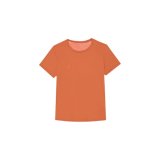 Kortrmet T-shirt til Kvinder Champion SS Orange #1