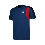 Brne Kortrmet T-shirt Le coq sportif Ess N1 Enfant Sort Marinebl #1