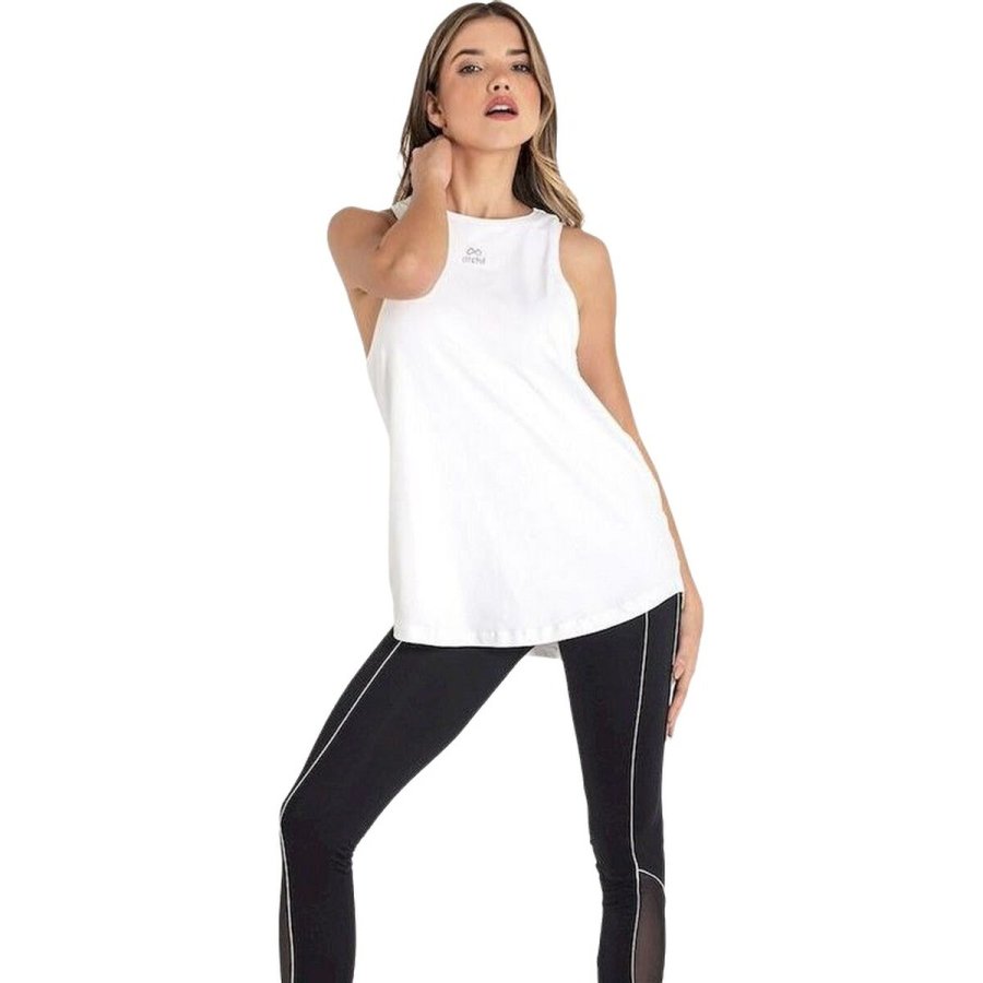 T-shirt til Damer uden rmer Ditchil Dictchil Tank Top Energy Mujer Hvid #1