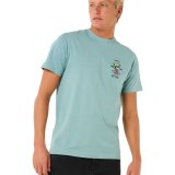 Kortrmet T-shirt til Mnd Rip Curl Search Icon Tee Bl #1