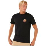 Kortrmet T-shirt til Mnd Rip Curl Passage Tee Sort #1