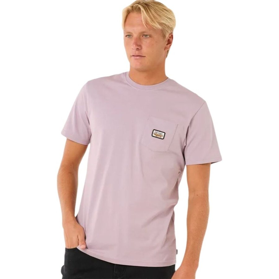 Kortrmet T-shirt til Mnd Rip Curl Surf Paradise Badge Tee #1