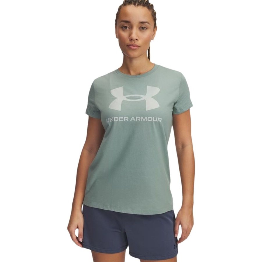 Kortrmet T-shirt til Kvinder Under Armour Bl #1