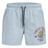 Shorts Jack & Jones Jpstmaui Jj Leg Print Vand Brns Unisex #1