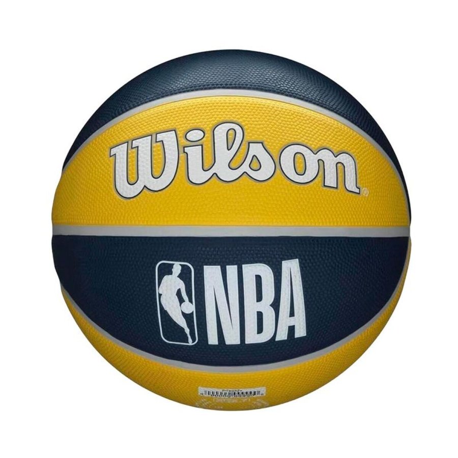 Basketball Wilson Nba Team Tribute Ind Pacers Gul Naturgummi (St�rrelse 7) #2