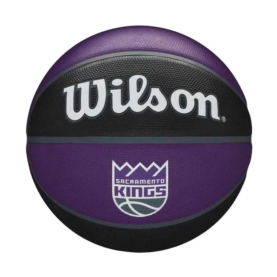 Basketball Wilson Nba Team Tribute Sac Kings Bl� Naturgummi (St�rrelse 7) #1