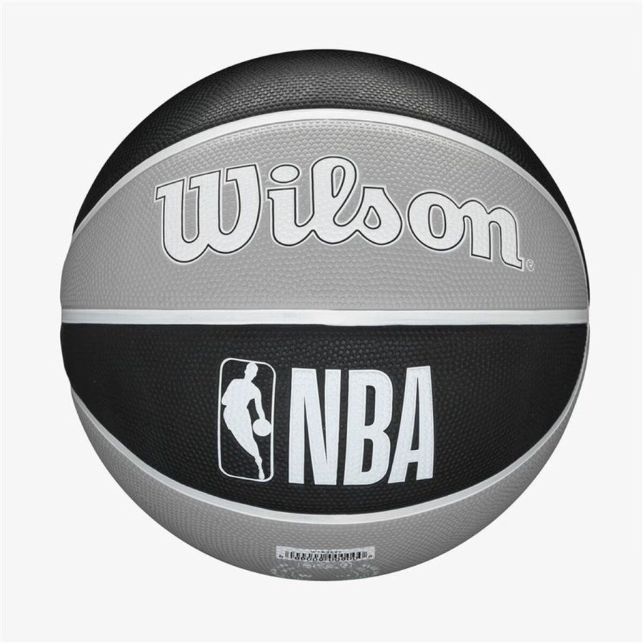 Basketball Wilson Nba Team Tribute San Spurs Sort Naturgummi #2