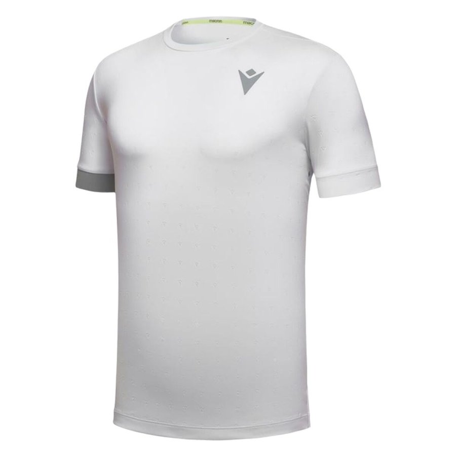 Kort�rmet T-shirt til M�nd Macron Start Cb Juan Hvid Padel #1
