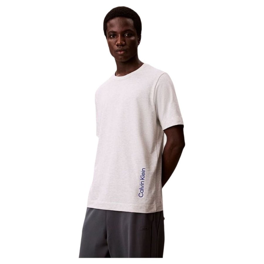 Kort�rmet T-shirt til M�nd Calvin Klein Lifestyle Hvid #1