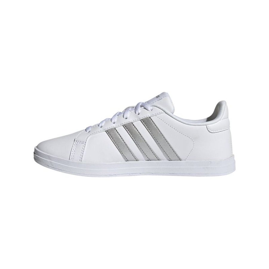L�besko til voksne Adidas Courtpoint W Hvid #2