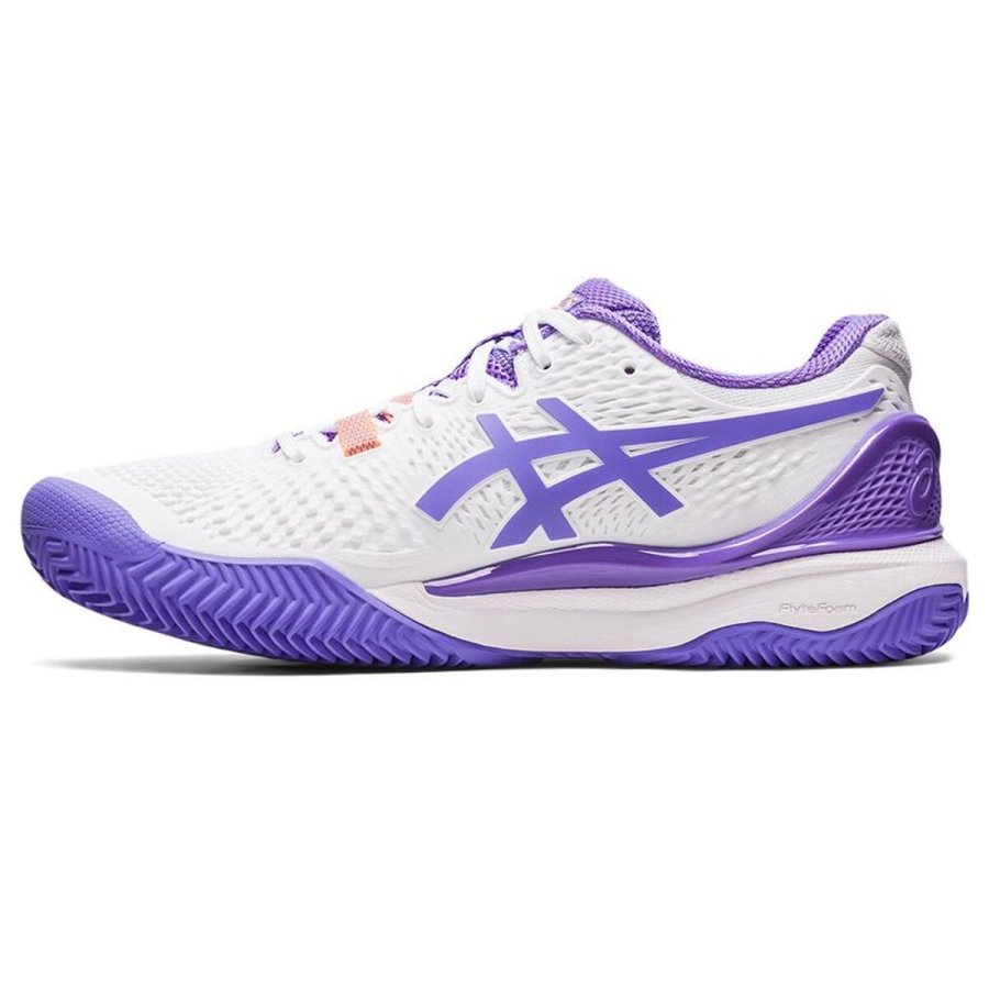 L�besko til voksne Asics Gel-Resolution 9 Clay Hvid #2