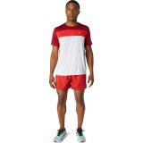 Kort�rmet T-shirt til M�nd Asics 2011A781-107 R�d #6
