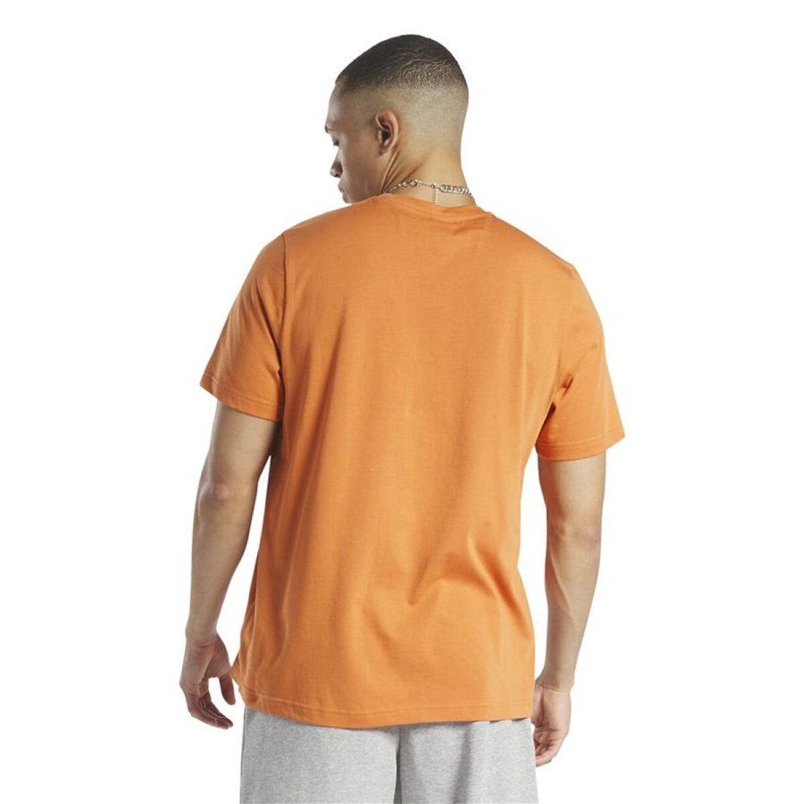 Kort�rmet T-shirt til M�nd Reebok HS4884 Orange #3