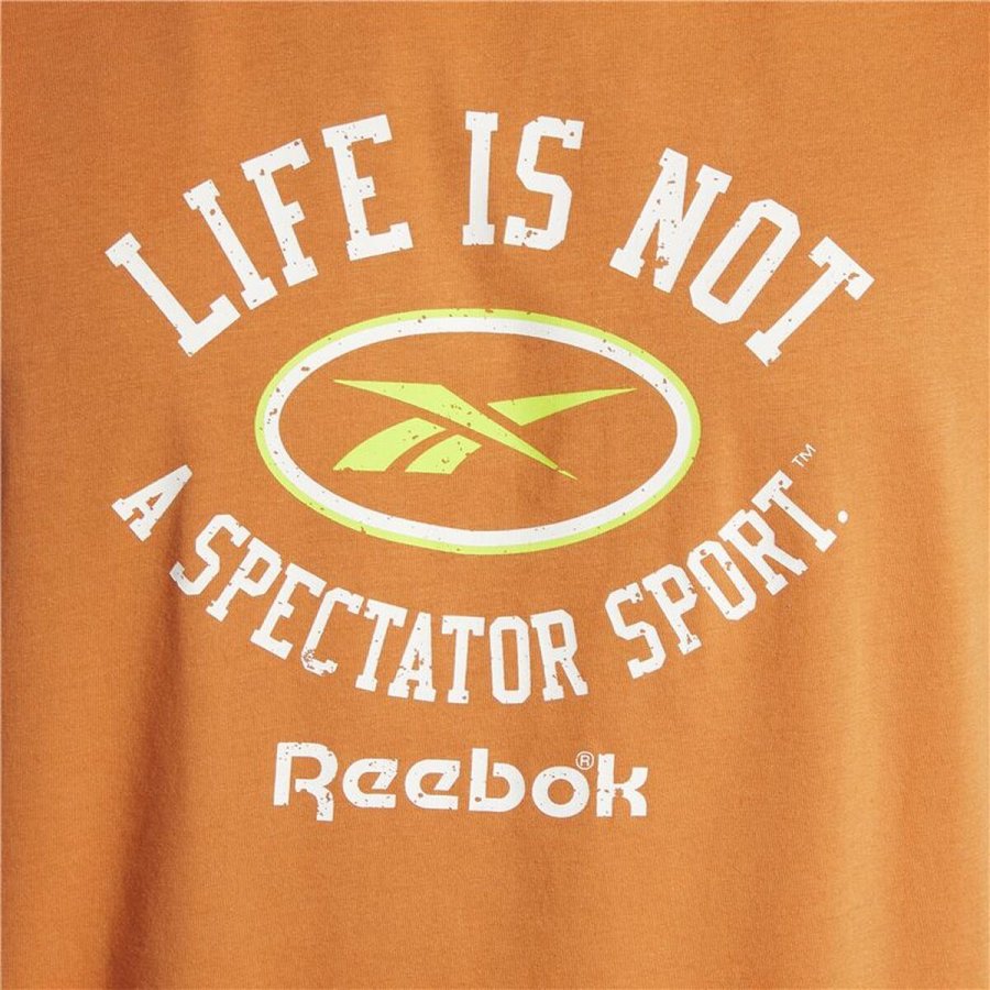 Kort�rmet T-shirt til M�nd Reebok HS4884 Orange #5