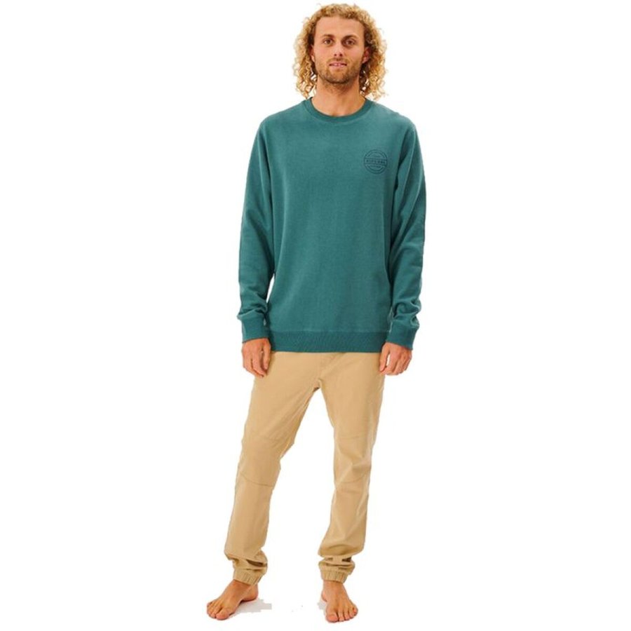 Sweaters uden H�tte til M�nd Rip Curl Re Entry Crew Bl� #3