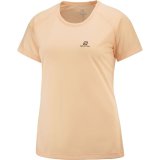 Kort�rmet T-shirt til Kvinder Salomon LC1727700 Gul (S) #1
