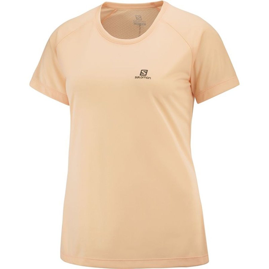 Kort�rmet T-shirt til Kvinder Salomon LC1727700 Gul (S) #1