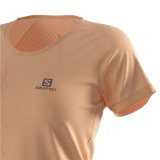 Kort�rmet T-shirt til Kvinder Salomon LC1727700 Gul (S) #3