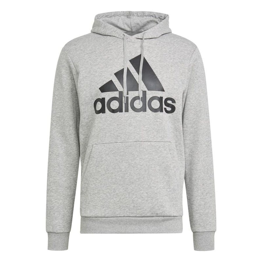 H�ttetr�je til M�nd Adidas Essentials Fleece Big Logo Lysegr� #1