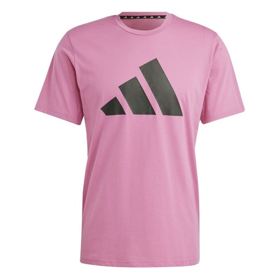Kort�rmet T-shirt til M�nd Adidas IC1218 Blomme (S) #1