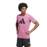 Kort�rmet T-shirt til M�nd Adidas IC1218 Blomme (S) #2