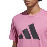Kort�rmet T-shirt til M�nd Adidas IC1218 Blomme (S) #6