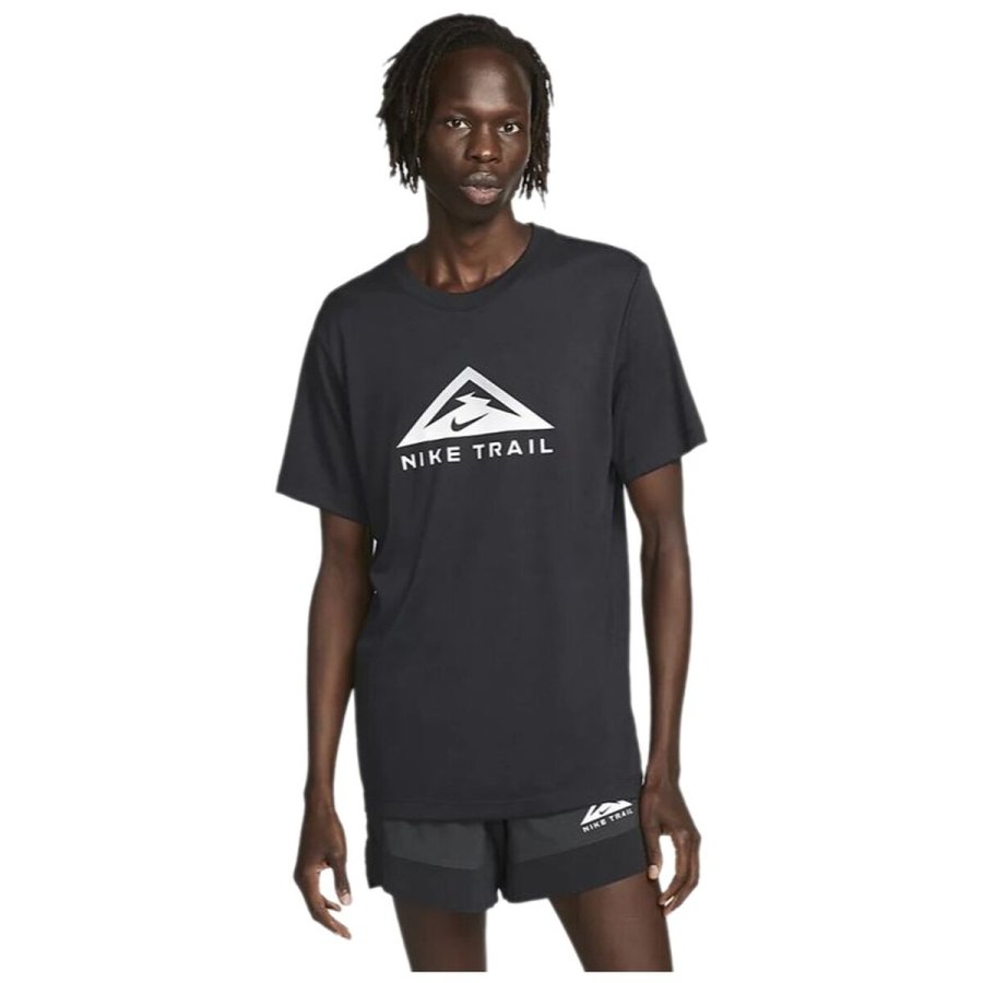 Kort�rmet T-shirt til M�nd Nike Sort #1