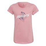 B�rne Kort�rmet T-shirt Adidas HL1617 Pink #1