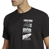 Unisex Kort�rmet T-shirt Adidas HE4314 Sort (S) #6