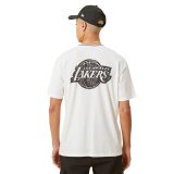 Kort�rmet T-shirt til M�nd New Era 12893172 Hvid (S) #2