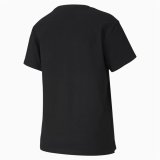 Kort�rmet T-shirt til Kvinder Puma Puma Classics Logo Tee Sort #2
