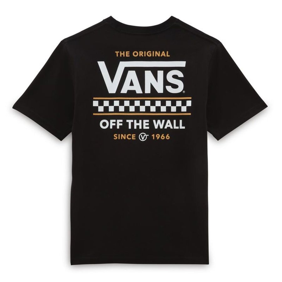 B�rne Kort�rmet T-shirt Vans VN0A7Y4GBLK1 Sort #2