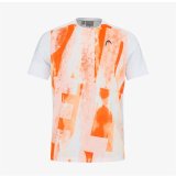 Kort�rmet T-shirt til M�nd Head Orange #1