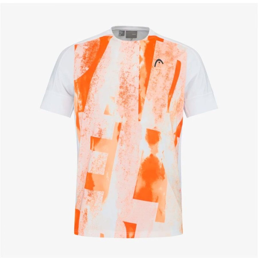 Kort�rmet T-shirt til M�nd Head Orange #1
