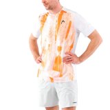 Kort�rmet T-shirt til M�nd Head Orange #3