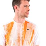 Kort�rmet T-shirt til M�nd Head Orange #5
