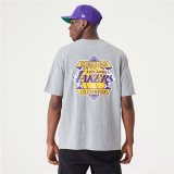 Kort�rmet T-shirt til M�nd New Era 60332201 Gr� (S) #2