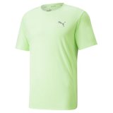 Kort�rmet T-shirt til M�nd Puma Limegr�n #1